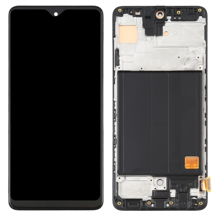 OLED LCD Screen for Samsung Galaxy A51 4G SM-A515(6.36 inch) Digitizer Full Assembly with Frame (Black) - free shipping - PMc TechLife - Order now!