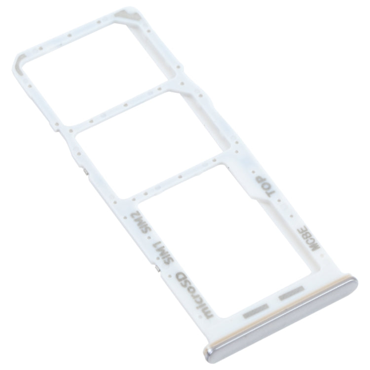 For Samsung Galaxy M32 SM-M325 SIM Card Tray + SIM Card Tray + Micro SD Card Tray (Silver) - free shipping - PMc TechLife - Order now!