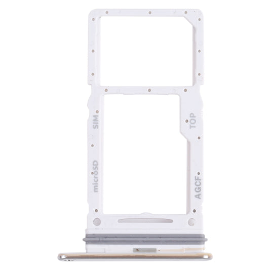 For Samsung Galaxy A73 5G SM-A736B Original SIM Card Tray + SIM Card Tray / Micro SD Card Tray (White) - Card Socket by PMC Jewellery | Online Shopping South Africa | PMC Jewellery | Buy Now Pay Later Mobicred
