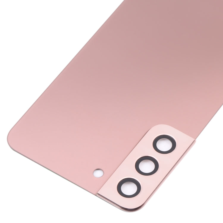For Samsung Galaxy S22+ 5G SM-S906B Battery Back Cover with Camera Lens Cover (Pink) - Back Cover by PMC Jewellery | Online Shopping South Africa | PMC Jewellery | Buy Now Pay Later Mobicred
