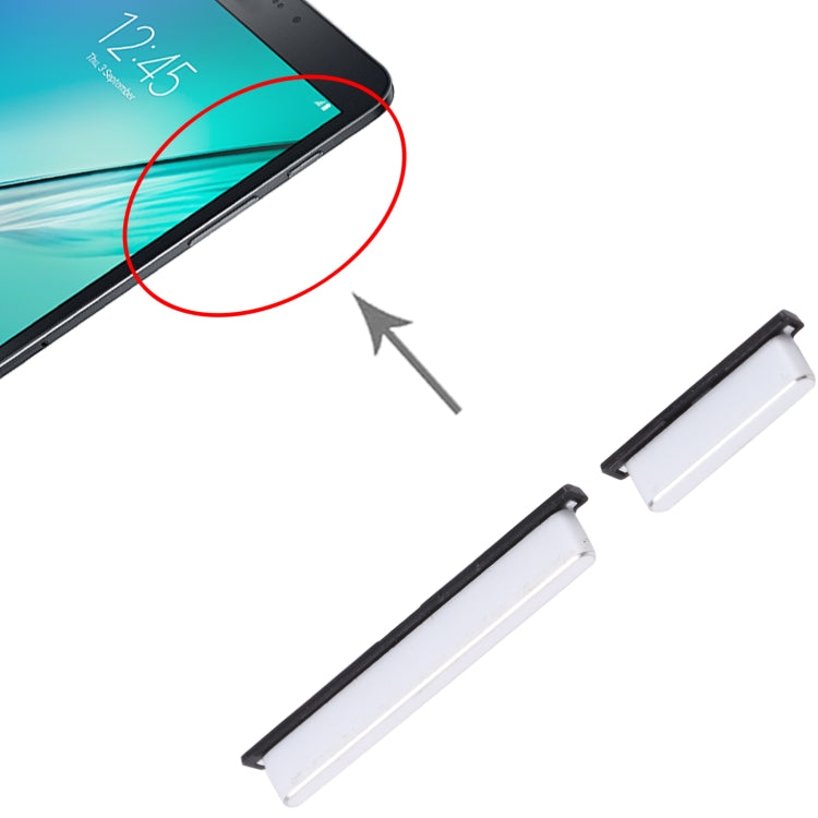 For Samsung Galaxy Tab S2 8.0 SM-T710 Power Button and Volume Control Button(White) - free shipping - PMc TechLife - Order now!