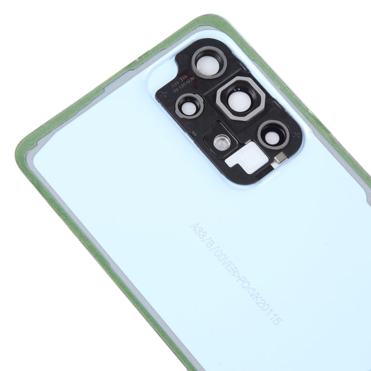 For Samsung Galaxy A33 5G SM-A336B Original Battery Back Cover with Camera Lens Cover(Blue) - free shipping - PMc TechLife - Order now!
