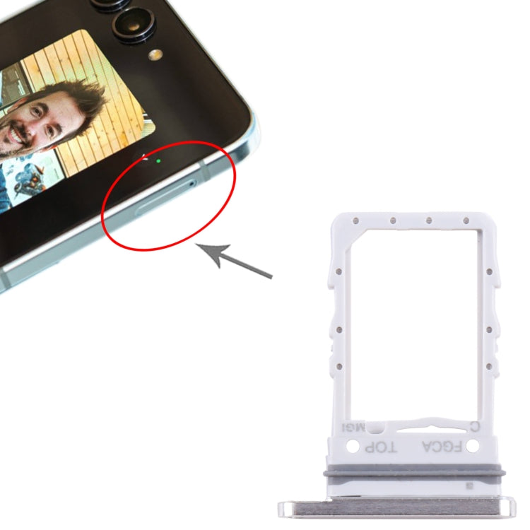 For Samsung Galaxy Z Flip5 SM-F731 Original SIM Card Tray (Silver) - free shipping - PMc TechLife - Order now!