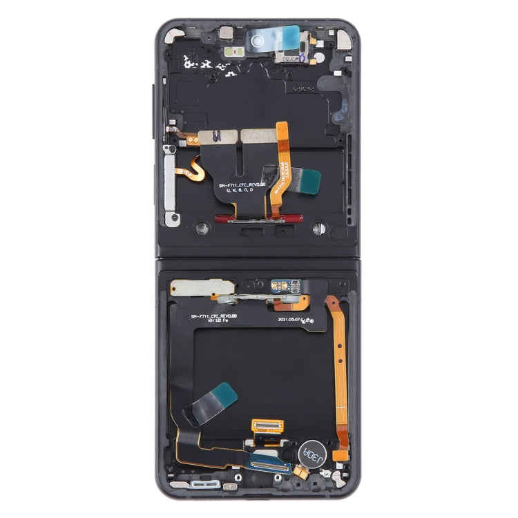 For Samsung Galaxy Z Flip3 SM-F711 Original LCD Screen Digitizer Full Assembly with Frame (Black) - free shipping - PMC TechLife - Order now!