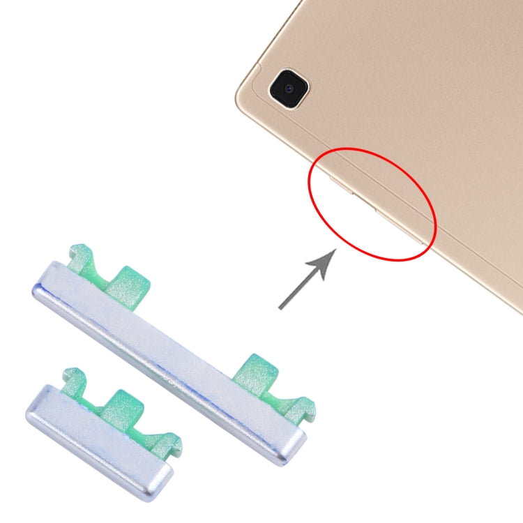 For Samsung Galaxy Tab A7 10.4 2020 SM-T500/T505 Original Power Button + Volume Control Button (Silver) - free shipping - PMc TechLife - Order now!