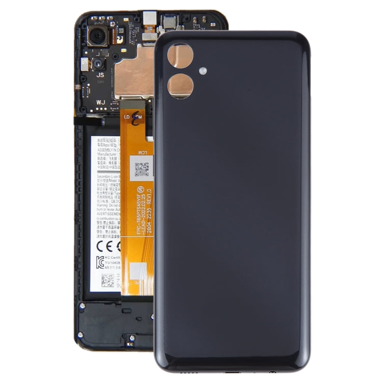 For Samsung Galaxy A04e SM-A042F Original Battery Back Cover(Black) - free shipping - PMc TechLife - Order now!