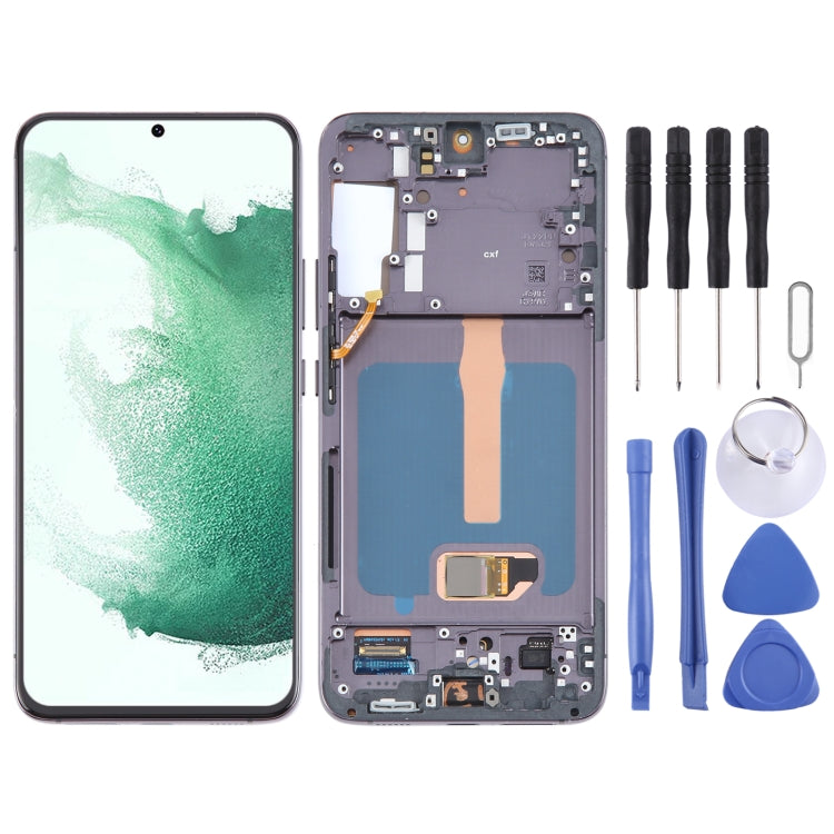 For Samsung Galaxy S22+ 5G SM-S906B Original LCD Screen Digitizer Full Assembly with Frame (Black) - free shipping - PMc TechLife - Order now!