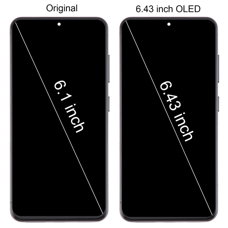 For Samsung Galaxy S23 SM-S911B 6.43 inch US Version OLED LCD Screen Digitizer Full Assembly with Frame (Black) - free shipping - PMc TechLife - Order now!
