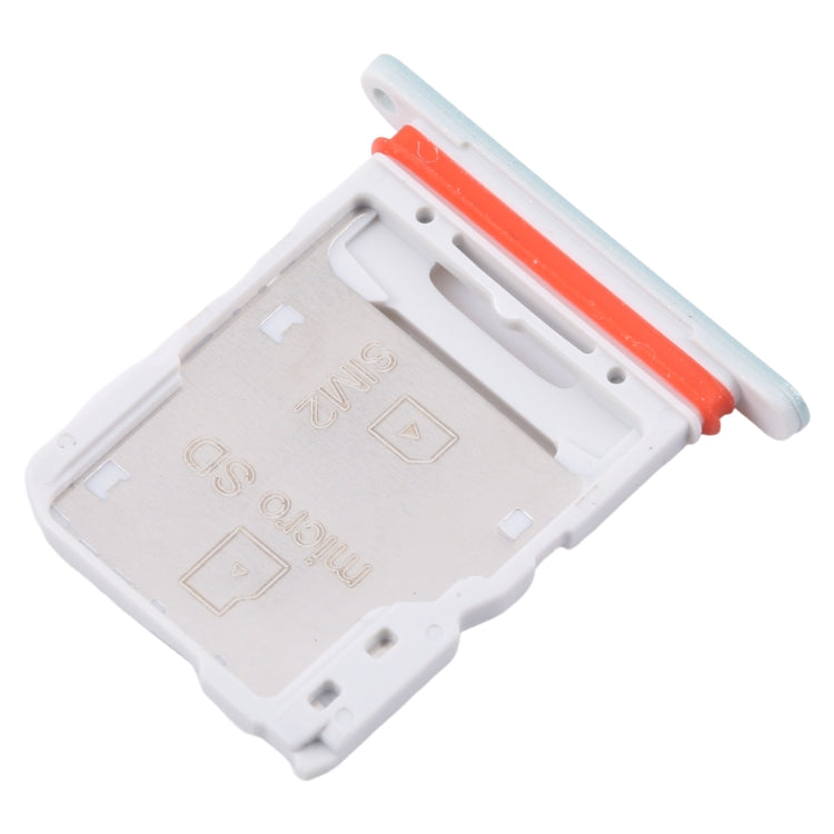 For Samsung Galaxy M55 SM-M556B Original SIM Card Tray + SIM Card Tray / Micro SD Card Tray (Green) - Galaxy M Series Parts by PMC Jewellery | Online Shopping South Africa | PMC Jewellery | Buy Now Pay Later Mobicred