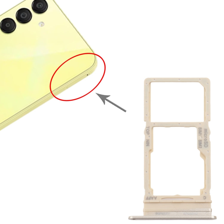 For Samsung Galaxy A16 5G SM-A166B Original SIM + SIM / Micro SD Card Tray (Gold) - free shipping - PMc TechLife - Order now!