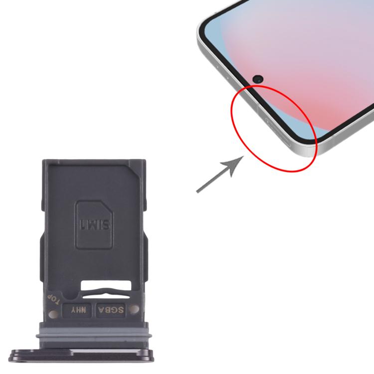 For Samsung Galaxy S24 FE SM-S721B Original SIM Card Tray (Black) - free shipping - PMc TechLife - Order now!