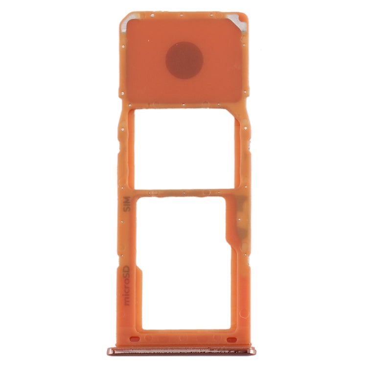 For Galaxy A20 A30 A50 SIM Card Tray + Micro SD Card Tray (Orange) - Card Socket by PMC Jewellery | Online Shopping South Africa | PMC Jewellery | Buy Now Pay Later Mobicred