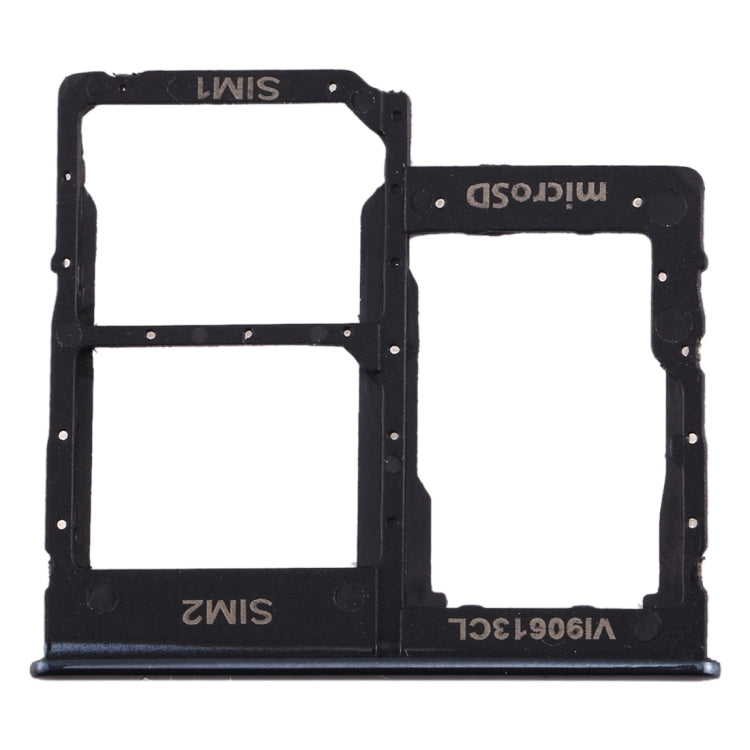 For Galaxy A40 SIM Card Tray + SIM Card Tray + Micro SD Card Tray (Black) - free shipping - PMc TechLife - Order now!