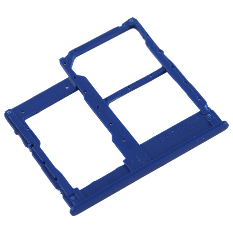 For Galaxy A40 SIM Card Tray + SIM Card Tray + Micro SD Card Tray (Blue) - free shipping - PMc TechLife - Order now!