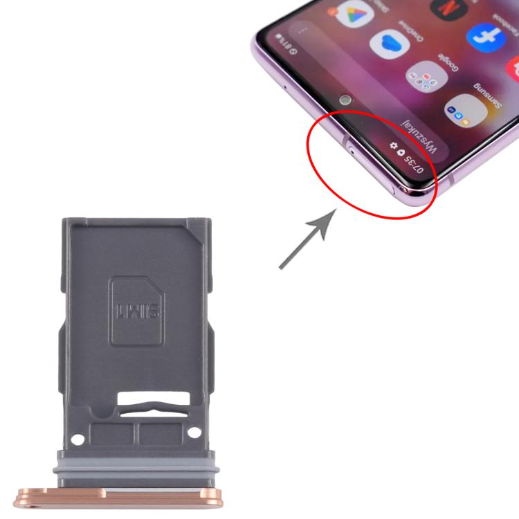 For Samsung Galaxy S24 SM-S921B Original SIM Card Tray (Orange) - free shipping - PMc TechLife - Order now!