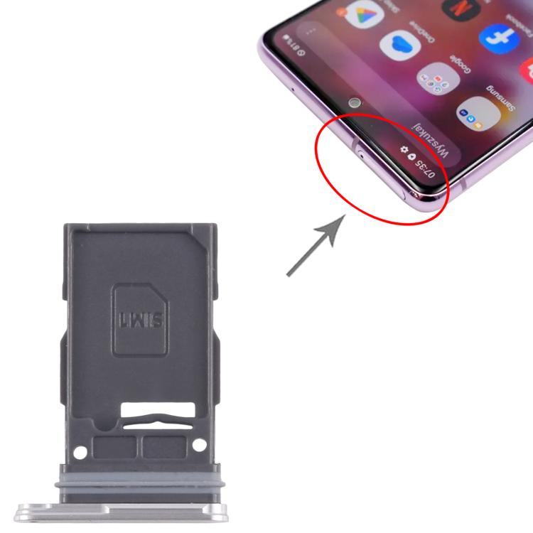 For Samsung Galaxy S24 SM-S921B Original SIM Card Tray (Silver) - free shipping - PMc TechLife - Order now!