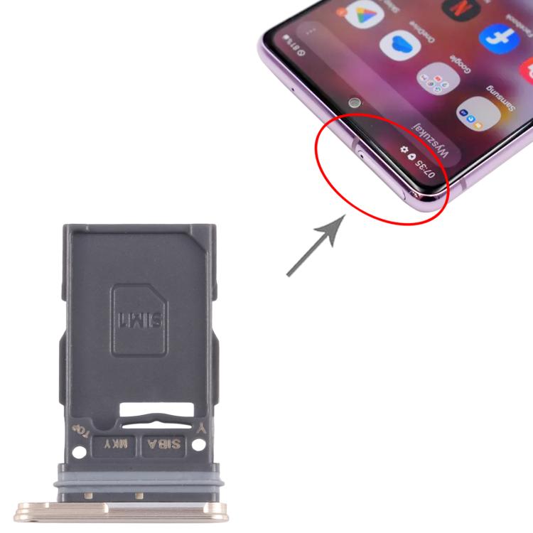 For Samsung Galaxy S24+ SM-S926B Original SIM Card Tray (Gold) - free shipping - PMc TechLife - Order now!