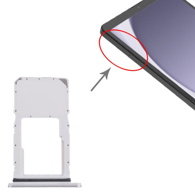 For Samsung Galaxy Tab A9+ 5G SM-X210 Micro SD Card Tray (Silver) - free shipping - PMc TechLife - Order now!