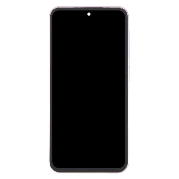 For Samsung Galaxy A35 SM-A356B Original LCD Screen Digitizer Full Assembly with Frame (Pink) - free shipping - PMc TechLife - Order now!