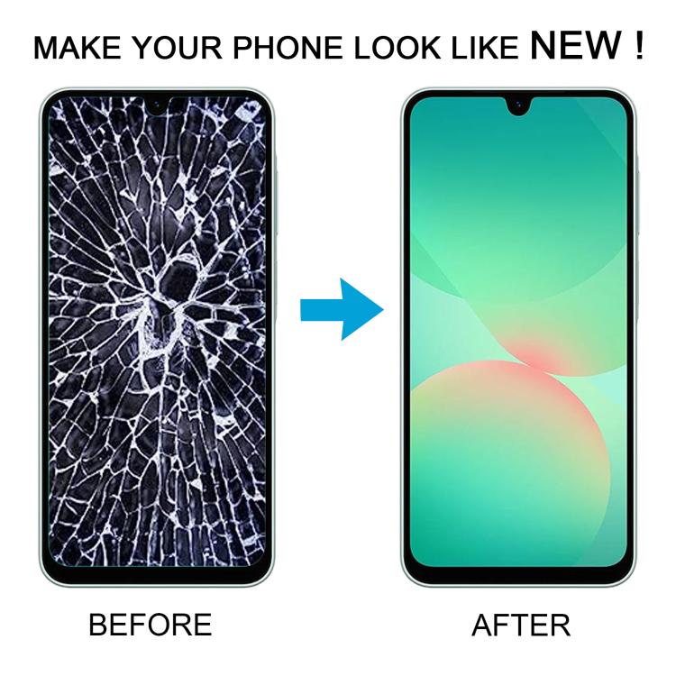 For Samsung Galaxy A26 SM-A266B 6.46 inch OLED LCD Screen Digitizer Full Assembly with Frame (White) - free shipping - PMc TechLife - Order now!