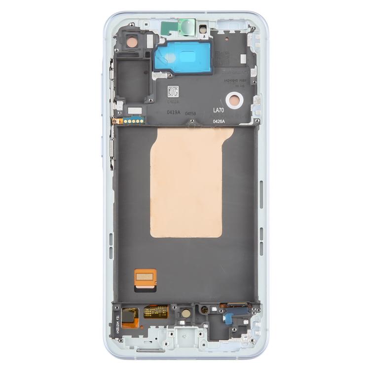 For Samsung Galaxy A55 SM-A556B OLED LCD Screen Digitizer Full Assembly with Frame (Baby Blue) - free shipping - PMc TechLife - Order now!
