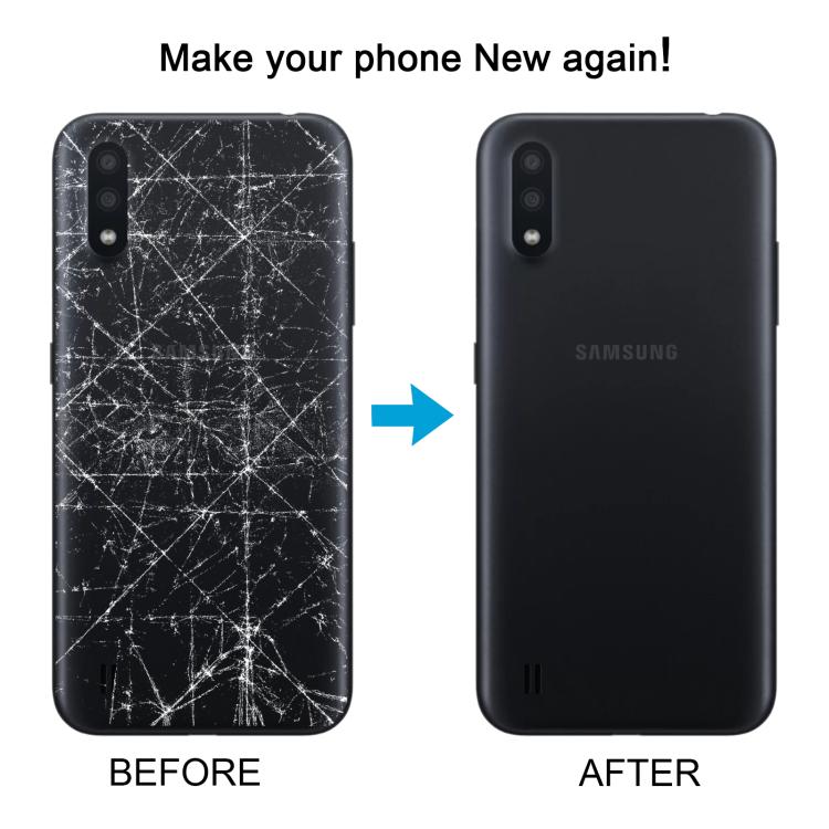 For Samsung Galaxy A01 SM-A015F Back Cover with Camera Lens Cover(Blue) - free shipping - PMC TechLife - Order now!