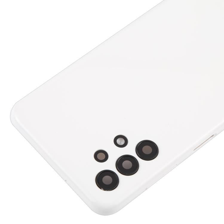 For Samsung Galaxy A13 SM-A135F Back Cover with Camera Lens Cover(White) - free shipping - PMC TechLife - Order now!