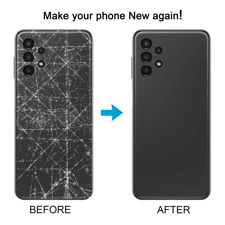 For Samsung Galaxy A13 SM-A135F Back Cover with Camera Lens Cover(Black) - free shipping - PMC TechLife - Order now!