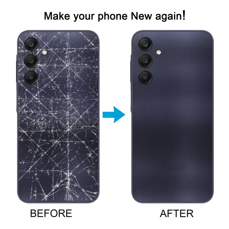 For Samsung Galaxy A25 5G SM-A256B Back Cover(Black) - free shipping - PMC TechLife - Order now!