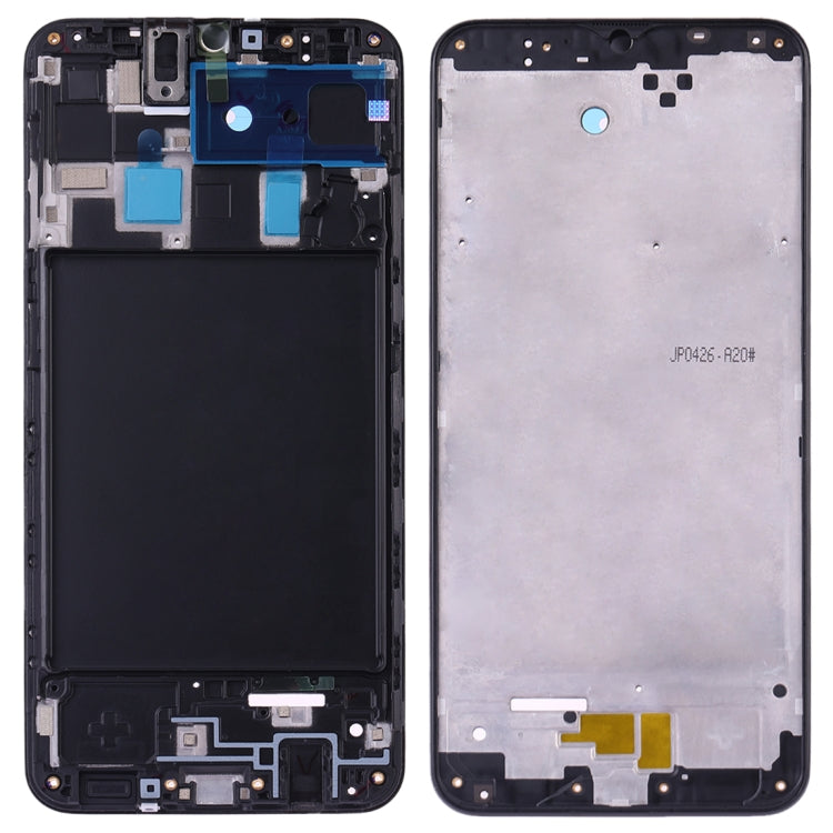 For Galaxy A20 SM-A205F/DS, A205FN, A205GN/DS, A205YN, A205G/DS Front Housing LCD Frame Bezel Plate (Black) - free shipping - PMc TechLife - Order now!