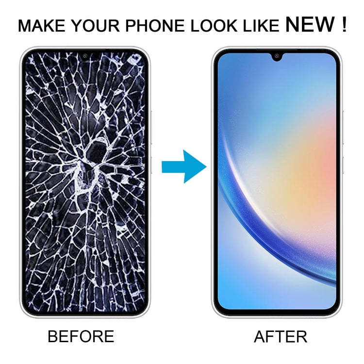 For Samsung Galaxy A34 SM-A346B Incell LCD Screen Digitizer Full Assembly with Frame, Not Supporting Fingerprint Identification (Black) - free shipping - PMc TechLife - Order now!