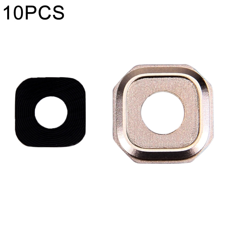 For Galaxy A5 (2016) / A510 10pcs Camera Lens Covers (Gold) - Camera by PMC Jewellery | Online Shopping South Africa | PMC Jewellery | Buy Now Pay Later Mobicred