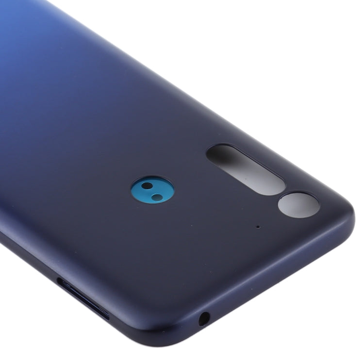 Battery Back Cover for Motorola Moto G8 Power Lite (Dark Blue) - Back Cover by PMC TechLife | Online Shopping South Africa | PMC TechLife | Buy Now Pay Later Mobicred