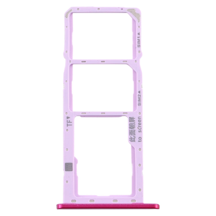 SIM Card Tray + SIM Card Tray + Micro SD Card Tray for Huawei Y6 Pro (2019) (Rose Red) - free shipping - PMc TechLife - Order now!