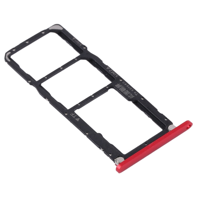 SIM Card Tray + SIM Card Tray + Micro SD Card Tray for Huawei Enjoy Max (Red) - Card Socket by PMc TechLife | Online Shopping South Africa | PMc TechLife | Buy Now Pay Later Mobicred