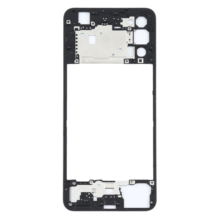 For OPPO Reno4 5G Back Housing Frame(Black) - Frame Bezel Plate by PMC TechLife | Online Shopping South Africa | PMC TechLife | Buy Now Pay Later Mobicred