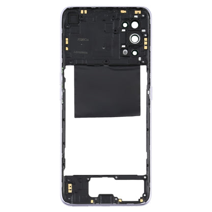 For OPPO Realme X7 Back Housing Frame (Purple) - Frame Bezel Plate by PMC Jewellery | Online Shopping South Africa | PMC Jewellery | Buy Now Pay Later Mobicred