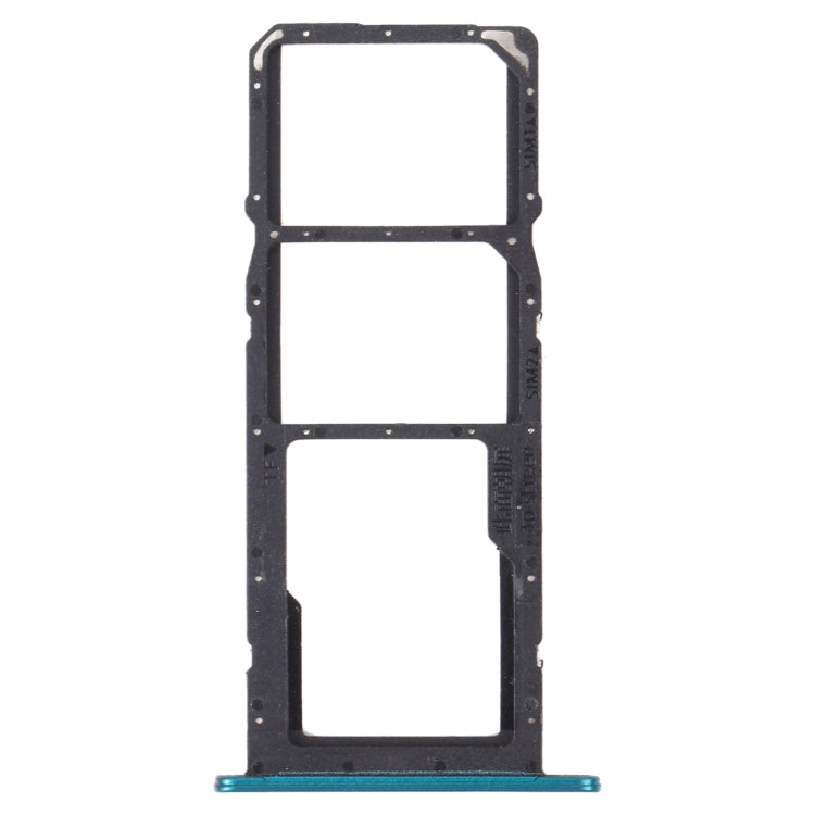 SIM Card Tray + SIM Card Tray + Micro SD Card Tray for Huawei Y7a (Green) - Card Socket by PMc TechLife | Online Shopping South Africa | PMc TechLife | Buy Now Pay Later Mobicred