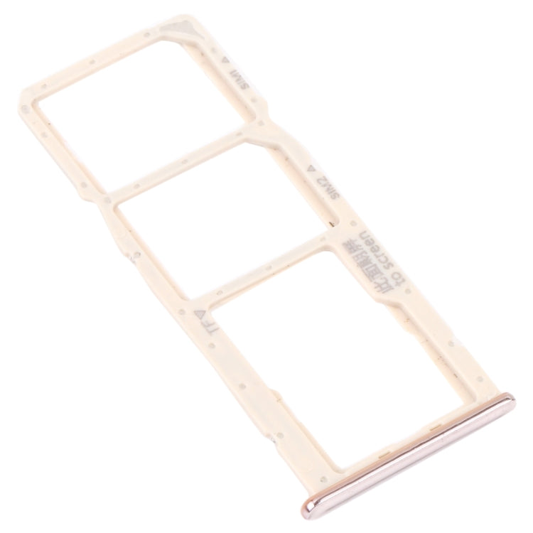 SIM Card Tray + SIM Card Tray + Micro SD Card Tray for Huawei Y5p (Gold) - Card Socket by PMC Jewellery | Online Shopping South Africa | PMC Jewellery