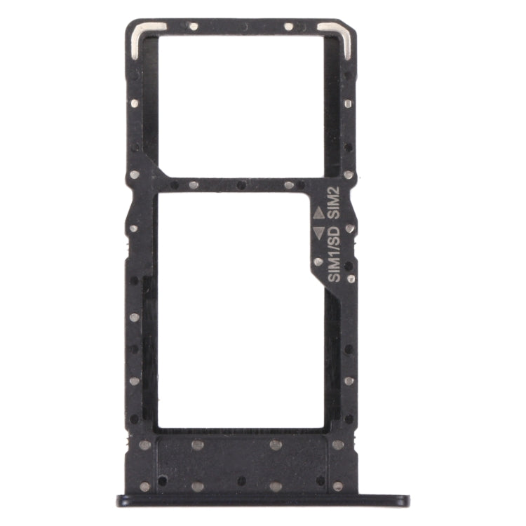 SIM Card Tray + SIM Card Tray / Micro SD Card Tray for Honor Play4 (Black) - Card Socket by PMc TechLife | Online Shopping South Africa | PMc TechLife | Buy Now Pay Later Mobicred