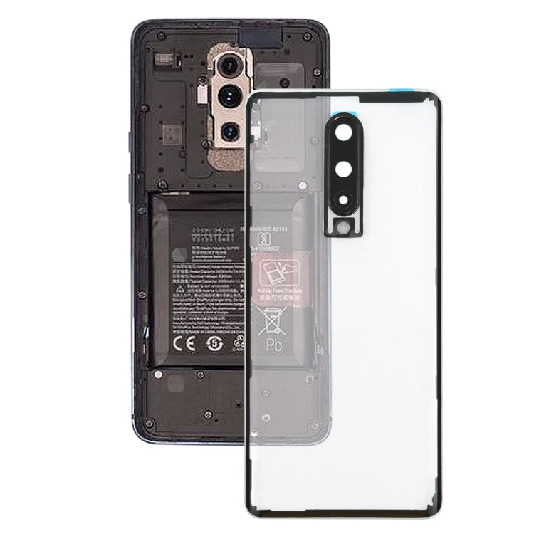 For OnePlus 8 Battery Back Cover With Camera Lens (Transparent) - Back Cover by PMC TechLife | Online Shopping South Africa | PMC TechLife