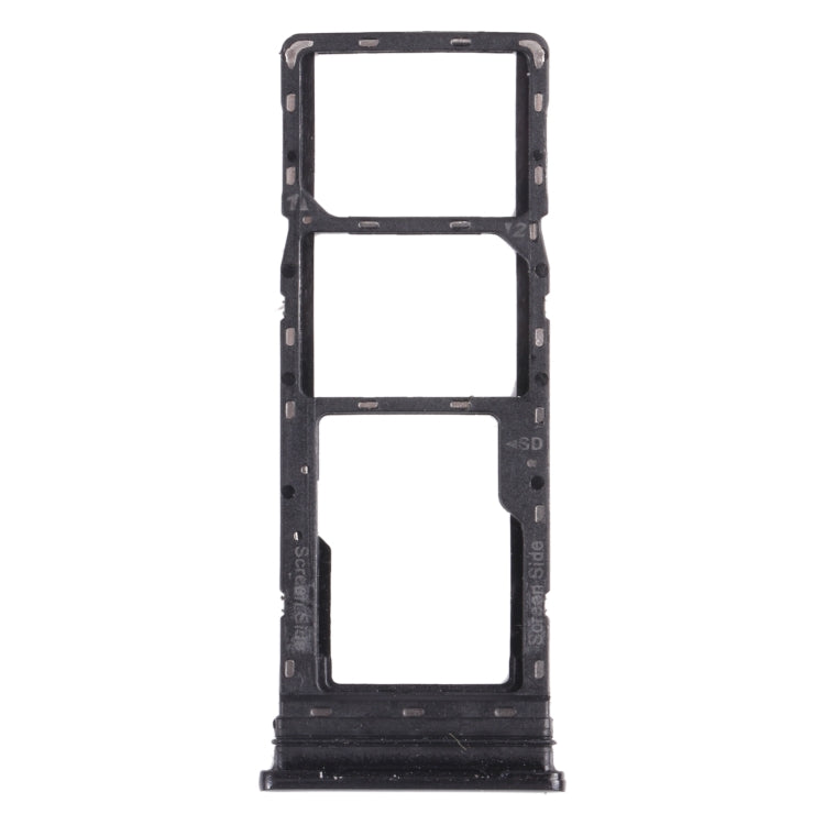 For infinix Smart 5 X657 X657C SIM Card Tray + SIM Card Tray + Micro SD Card Tray (Black) - Card Tray by PMC TechLife | Online Shopping South Africa | PMC TechLife