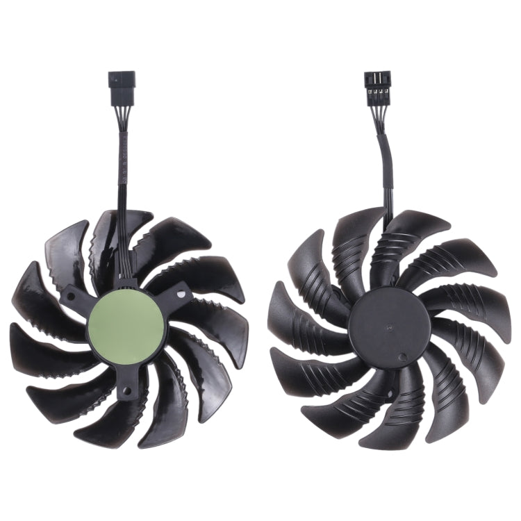 1 Pair 88MM 4 Pin Computer Graphics Card Cooling Fan For Gigabyte GeForce GTX1060 1070 GTX1050ti GTX960 RX570 RX470 - Fan Cooling by PMC Jewellery | Online Shopping South Africa | PMC Jewellery