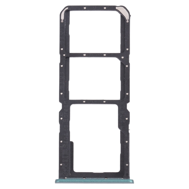 For OPPO Realme 7i RMX2103  SIM Card Tray + SIM Card Tray + Micro SD Card Tray (Green) - Card Socket by PMc TechLife | Online Shopping South Africa | PMc TechLife | Buy Now Pay Later Mobicred