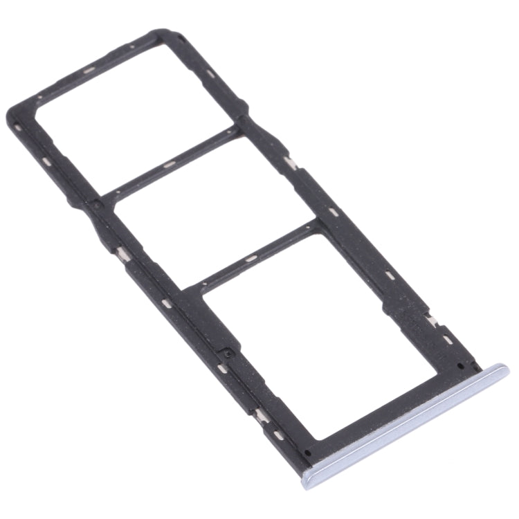 For OPPO Realme Narzo 20  SIM Card Tray + SIM Card Tray + Micro SD Card Tray (Silver) - Card Socket by PMc TechLife | Online Shopping South Africa | PMc TechLife | Buy Now Pay Later Mobicred