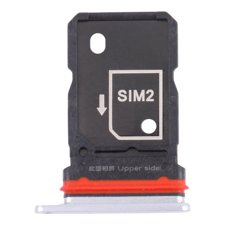 For Vivo iQOO 7 V2049A, I2009 SIM Card Tray + SIM Card Tray (White) - Card Socket by PMc TechLife | Online Shopping South Africa | PMc TechLife | Buy Now Pay Later Mobicred