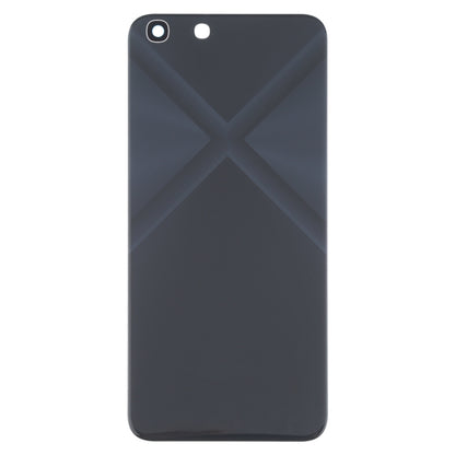 For Alcatel One Touch X1 7053D Glass Battery Back Cover  (Black) - Back Cover by PMC Jewellery | Online Shopping South Africa | PMC Jewellery | Buy Now Pay Later Mobicred