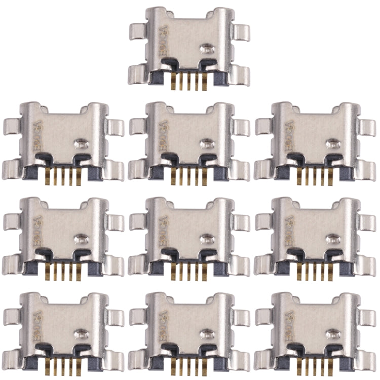 10 PCS Charging Port Connector for Honor Play 3e - Tail Connector by PMc TechLife | Online Shopping South Africa | PMc TechLife | Buy Now Pay Later Mobicred