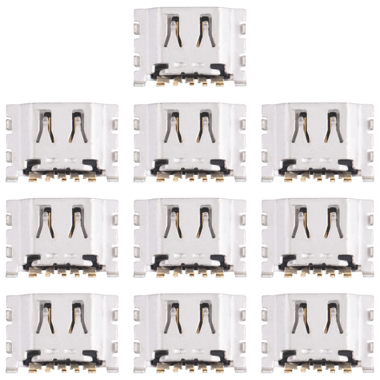 For OPPO A31 (2020) CPH2015, CPH2073, CPH2081, CPH2029, CPH2031 10pcs Charging Port Connector - Single Tail Connector by PMc TechLife | Online Shopping South Africa | PMc TechLife | Buy Now Pay Later Mobicred