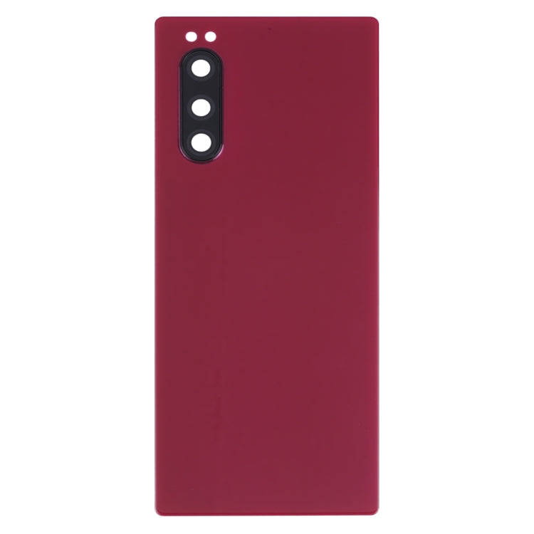 Battery Back Cover for Sony Xperia 5(Red) - Back Cover by PMC Jewellery | Online Shopping South Africa | PMC Jewellery | Buy Now Pay Later Mobicred